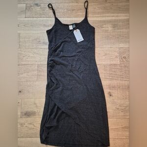 Roxy Black Asymmetrical Slip Dress for Night Out